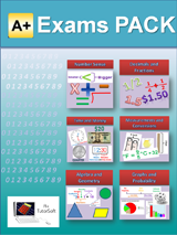 Exams Pack Available for 5th Grade, 6th Grade and Algebra 1